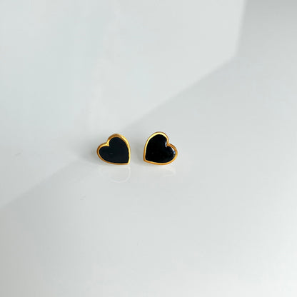 Midnight Hearts Earrings