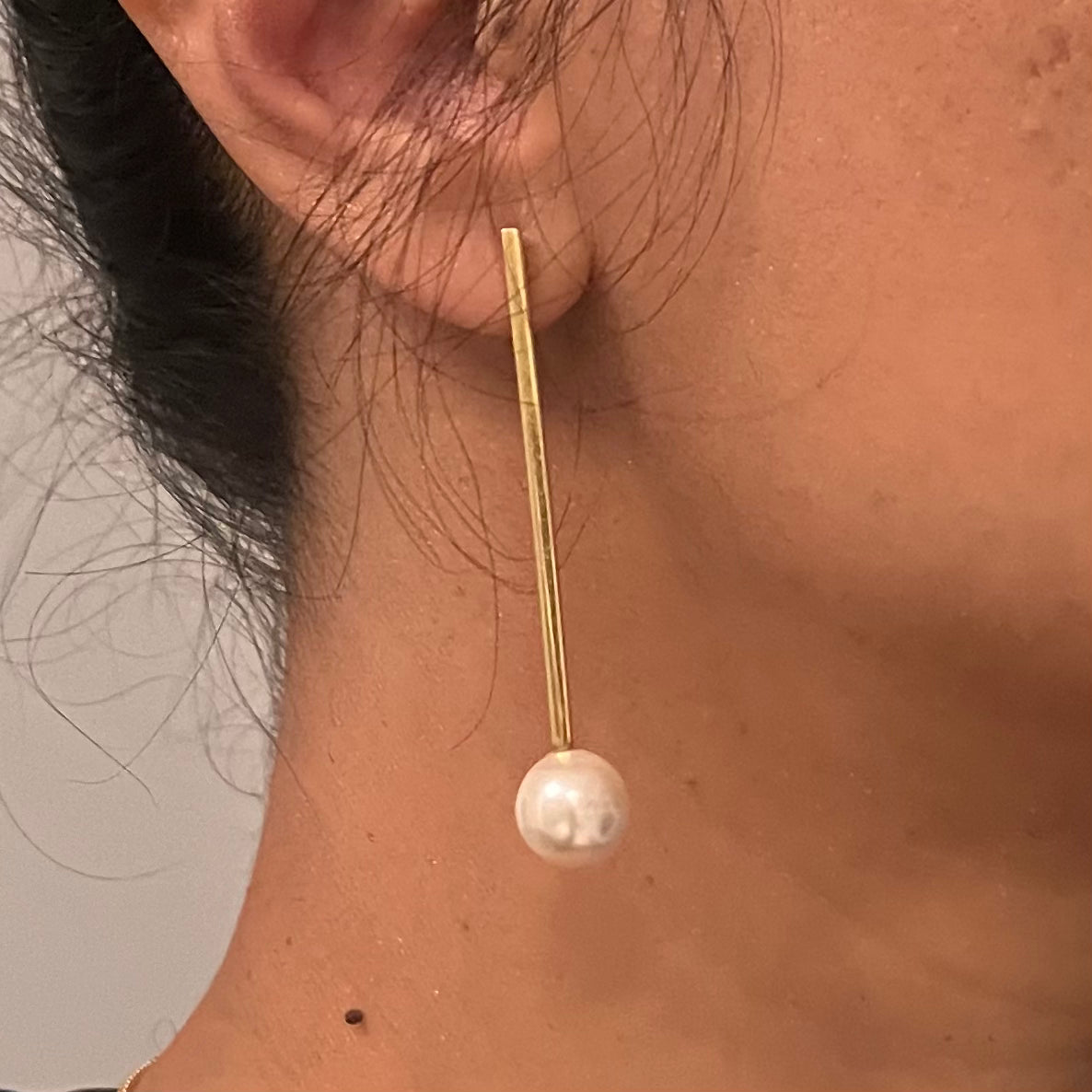 Golden Drop Earrings