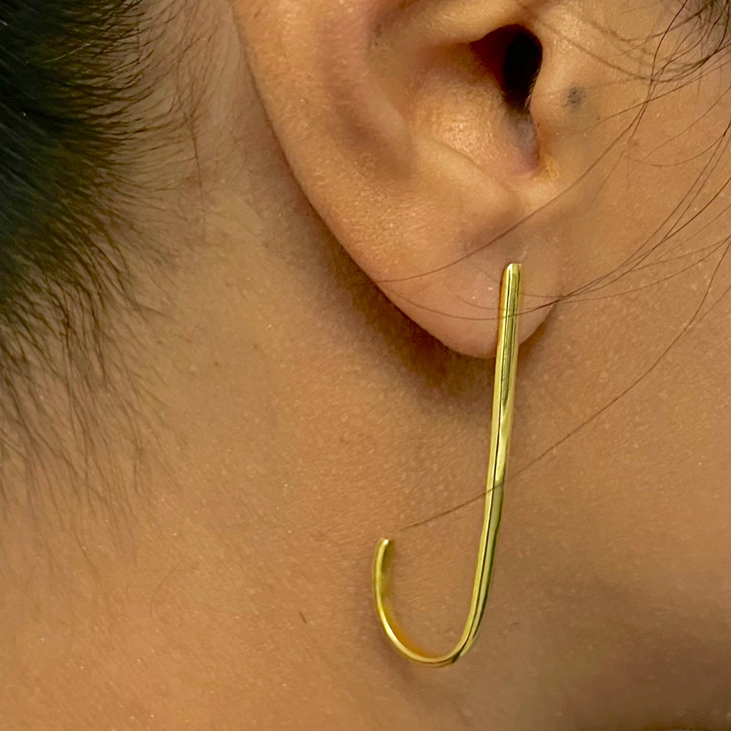 Golden Arc Earrings